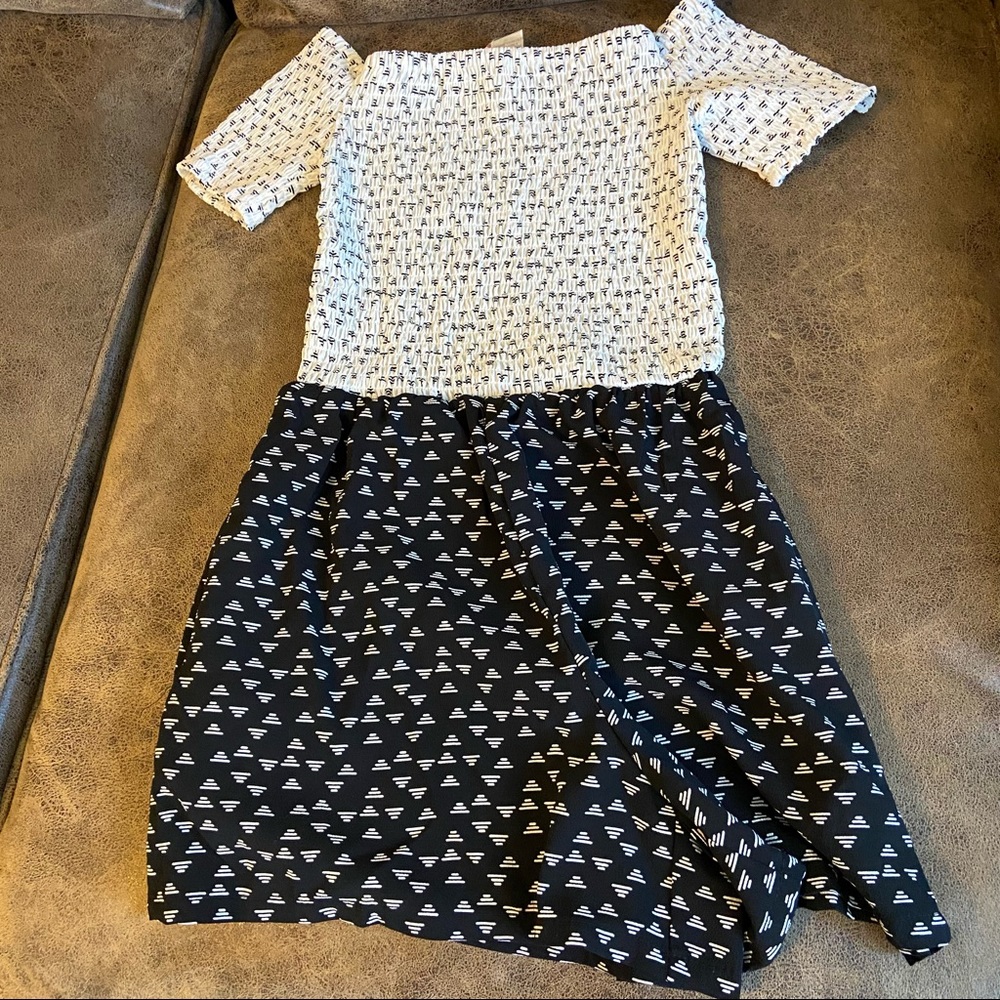 Sweet little romper with fun fabric